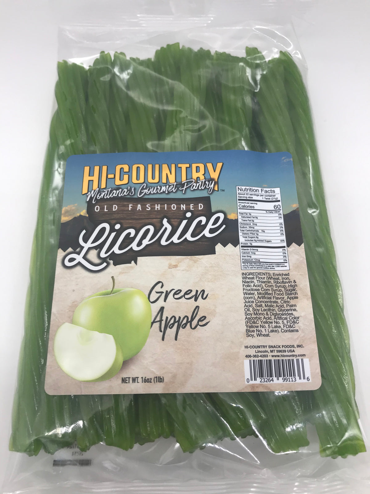 Green Apple Licorice - 1lb Bag
