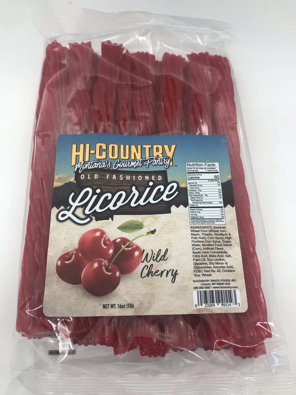 Made In Montana Wild Huckleberry Licorice Whips HiCountry Trading