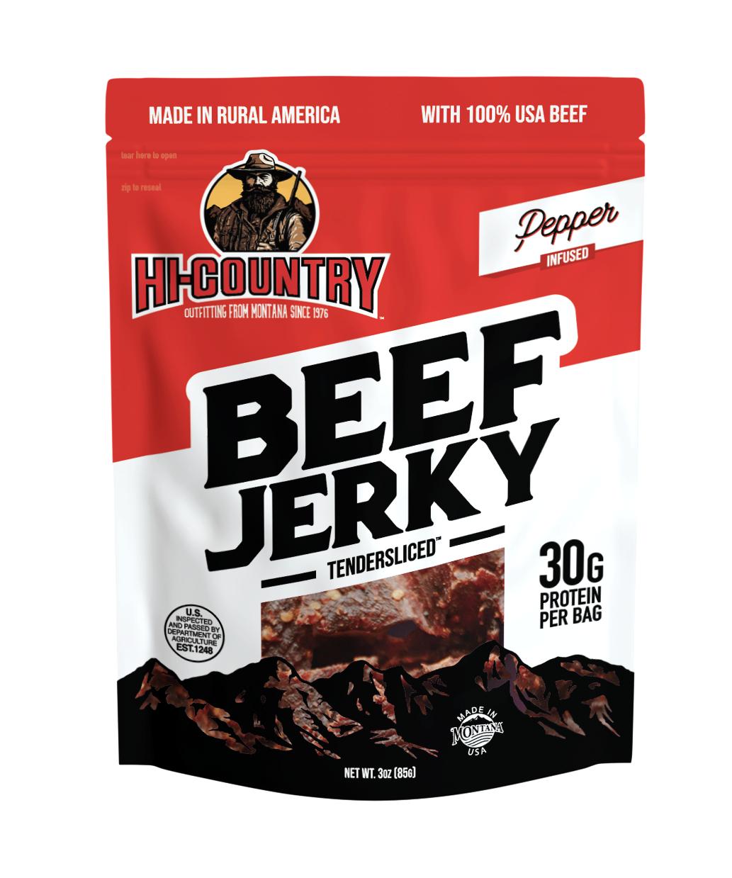 Pepper Beef Jerky - Hi-Country