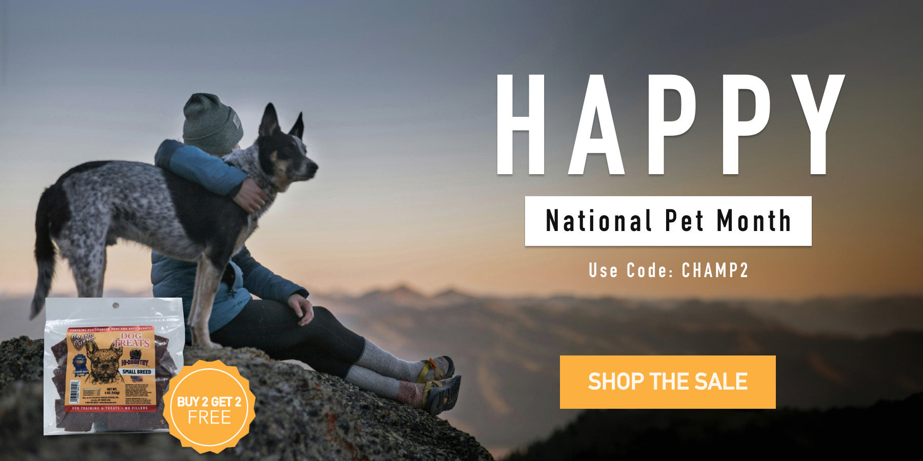 Happy National Pet Month - Use Code: CHAMP2 - Shop The Sale