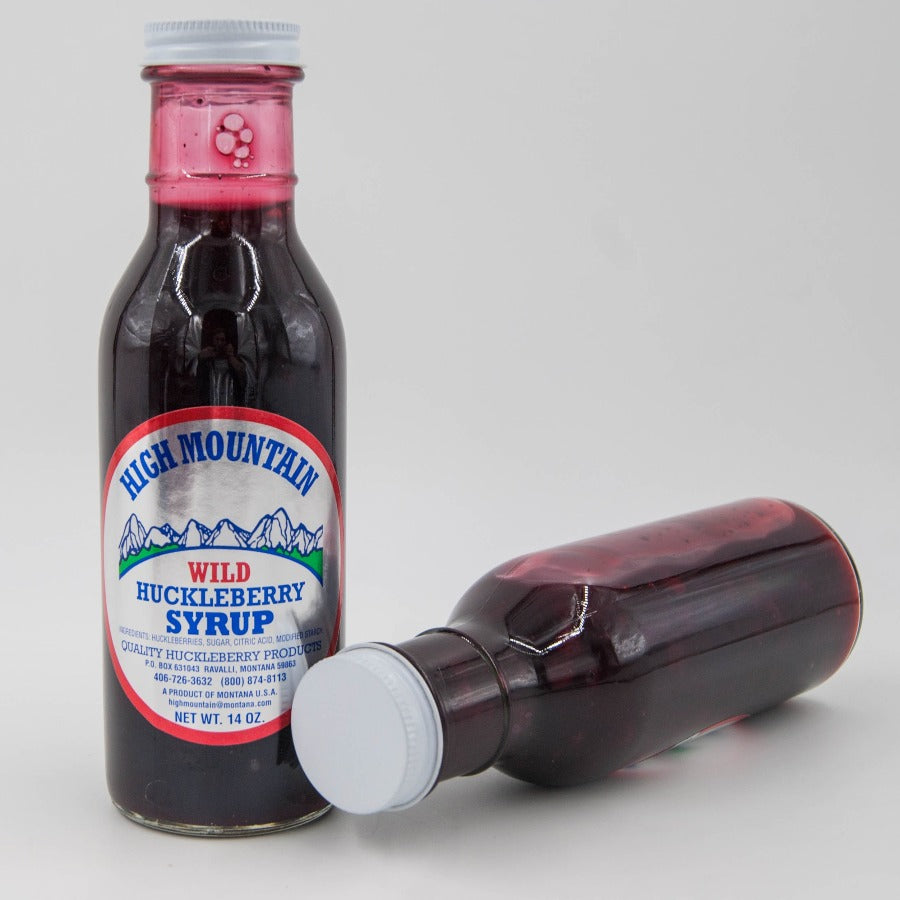 14 oz. Huckleberry Syrup w/Berries