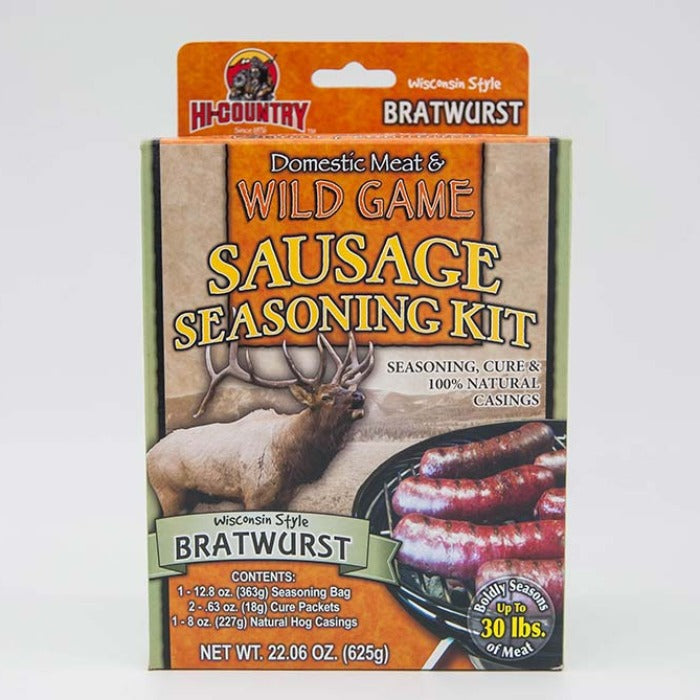 Hi Country Snack Foods Wisconsin Style Bratwurst Seasoning Kit