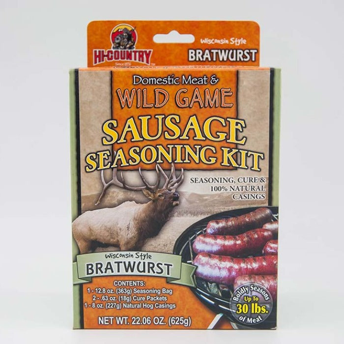 Wild Game Wisconsin Style Bratwurst Dinner Sausage Seasoning