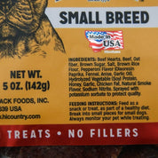 5 oz. Hickory Beef with Hearts Grand Champ Dog Treats