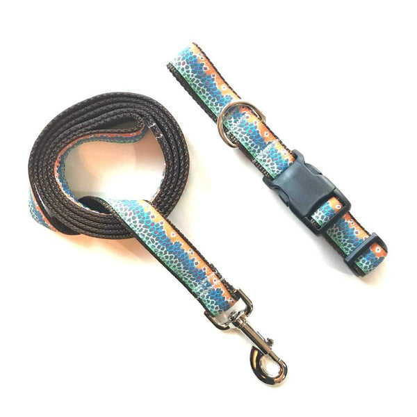 Rainbow trout dog sales collar