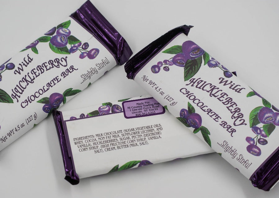 Huckleberry Chocolate Bar