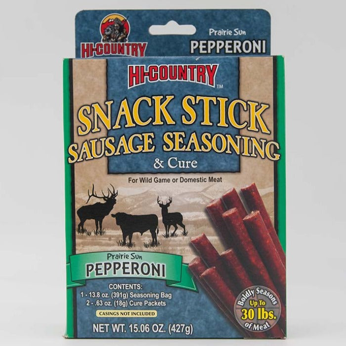 Wild Game Pepperoni Snack Sticks Sausage Seasoning