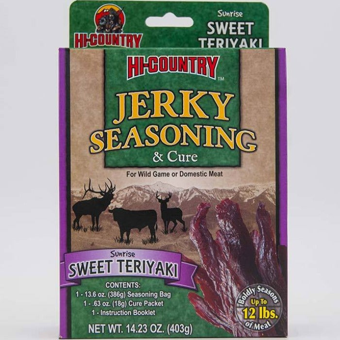 Wild Game Sweet Teriyaki Jerky Seasoning Kit