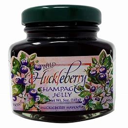 Huckleberry Champagne Jelly 5 oz.
