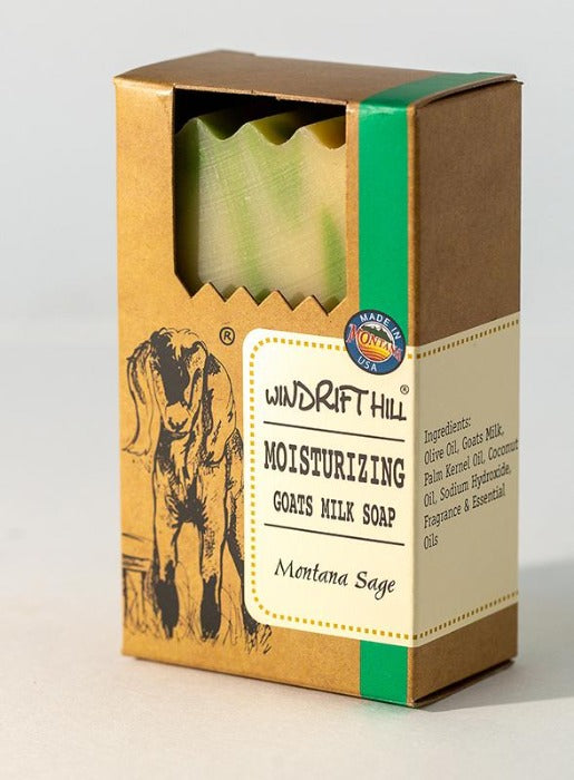 Windrift Hill Goat Milk Soap Montana Sage - In box