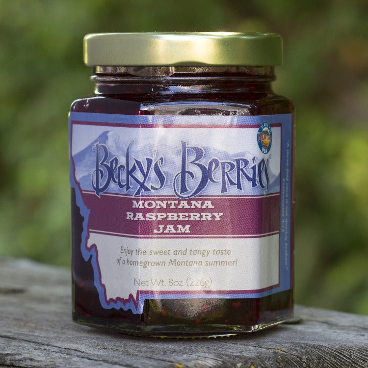 Becky&#39;s Berries Raspberry Jam-8 oz.