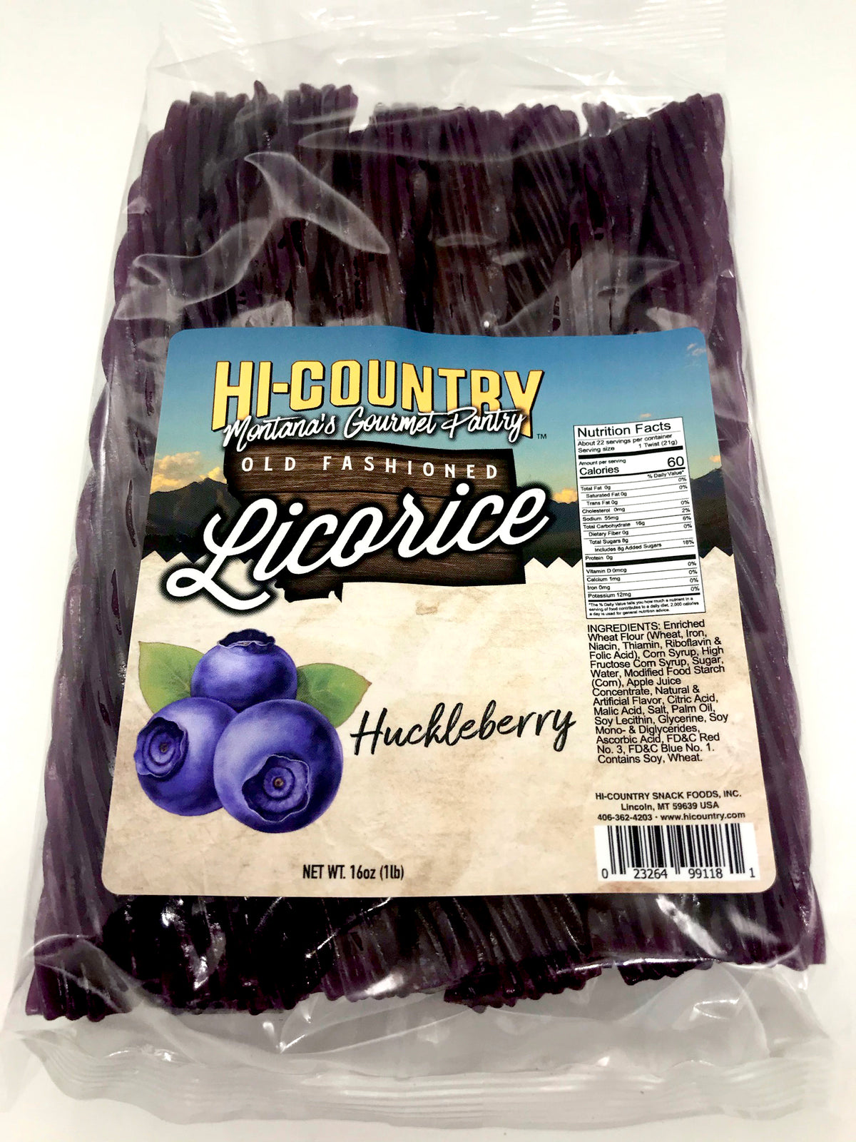 Huckleberry Licorice - 1lb Bag