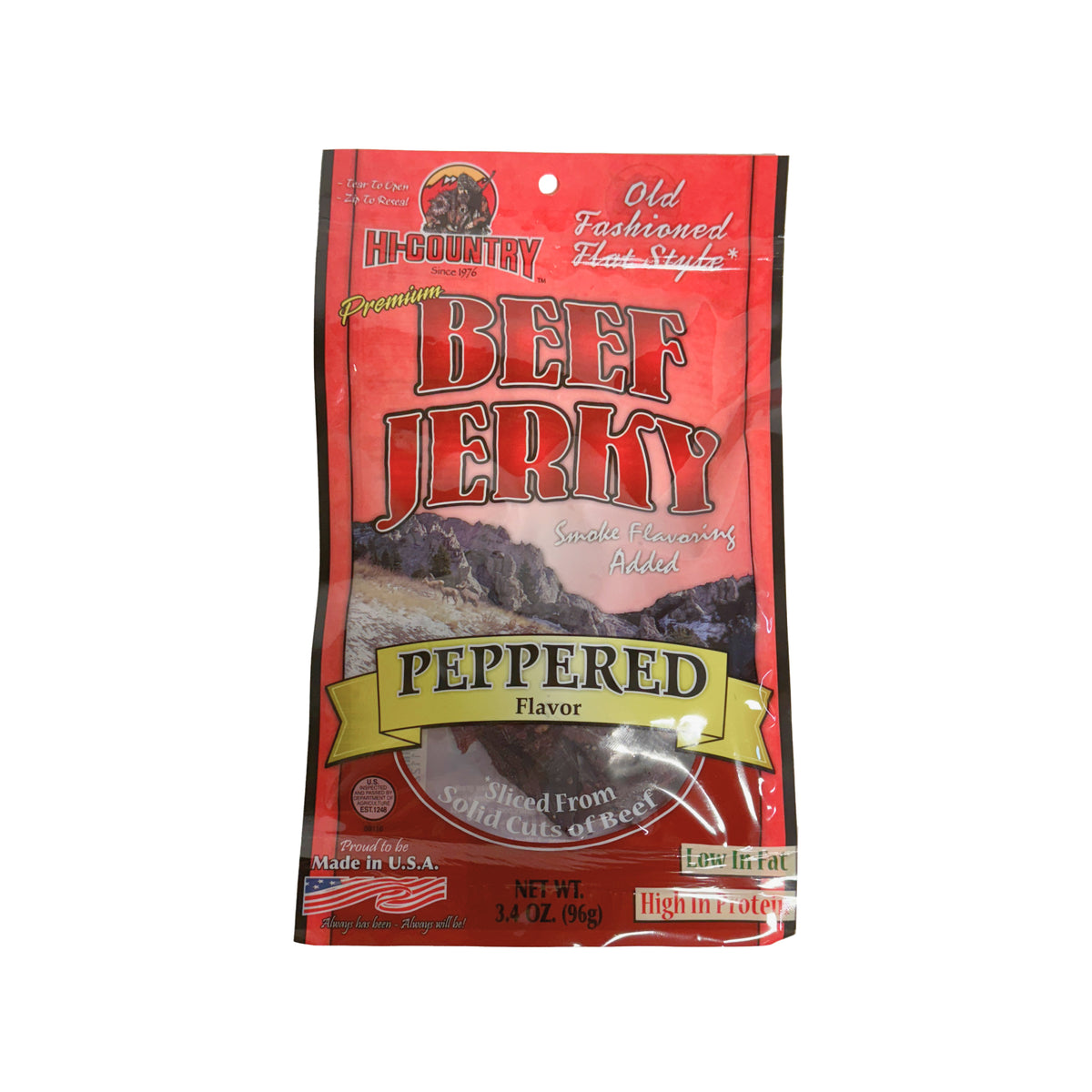 Old Fashioned Flat Style- Peppered 3.4 oz