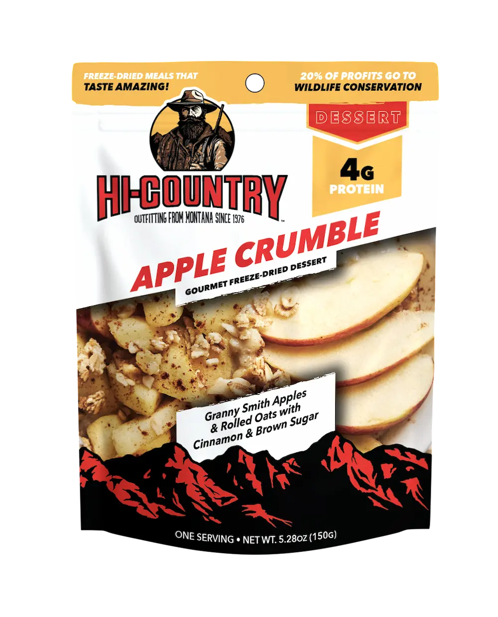 Hi-Country Backcountry Meals - Apple Crumble