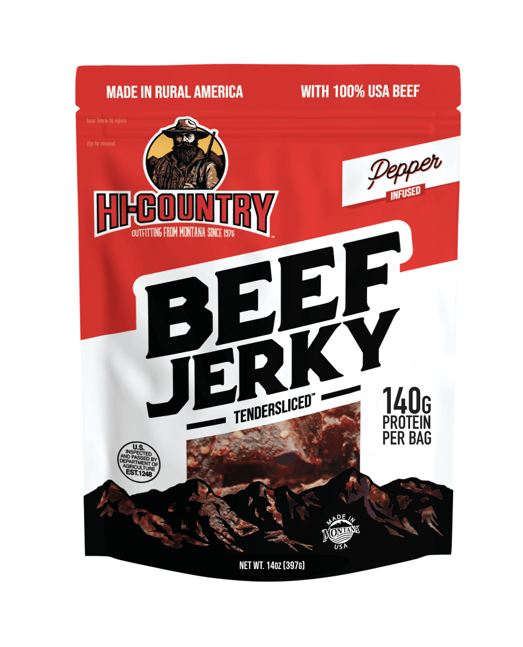 Pepper Beef Jerky - Hi-Country