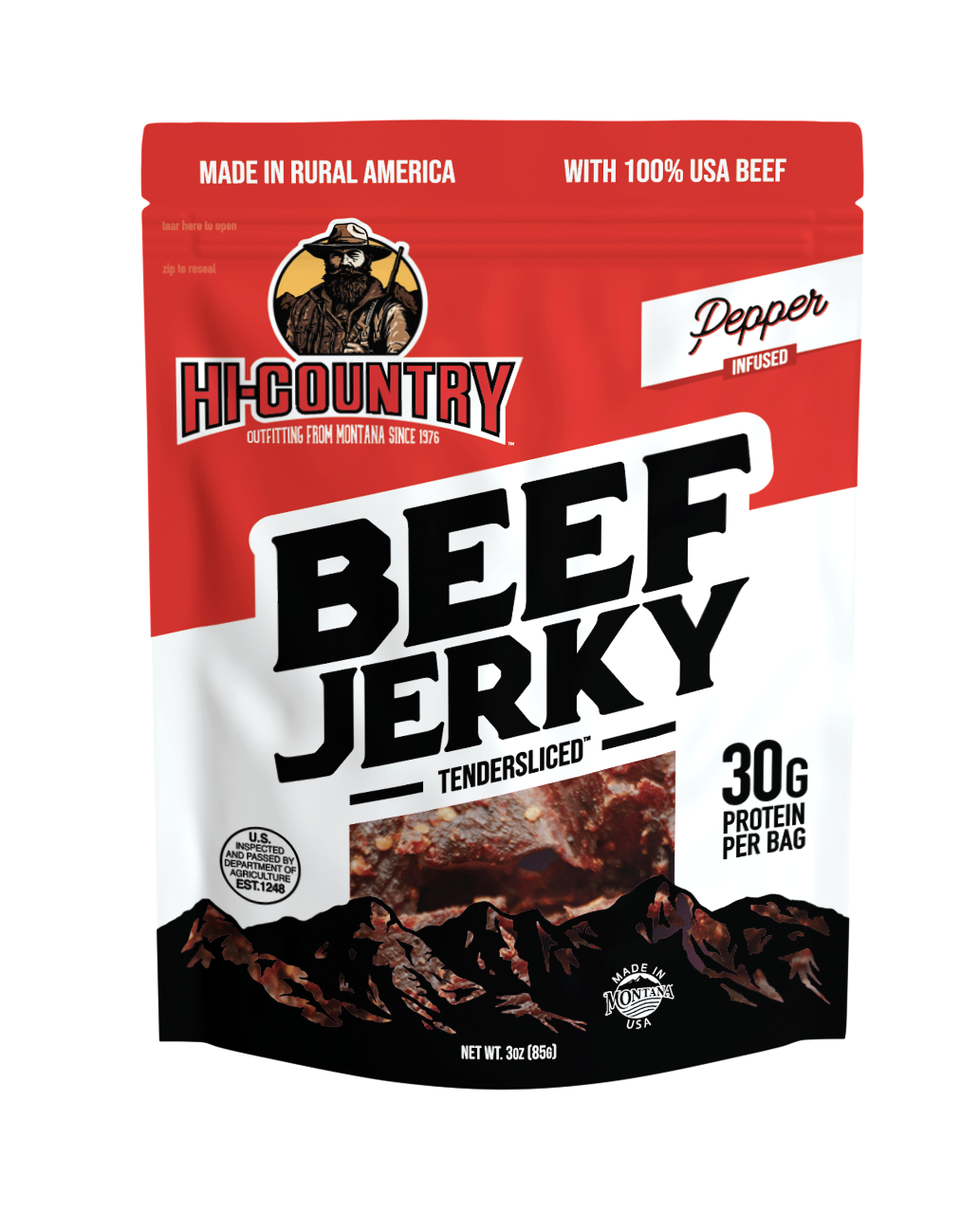 Pepper Beef Jerky - Hi-Country