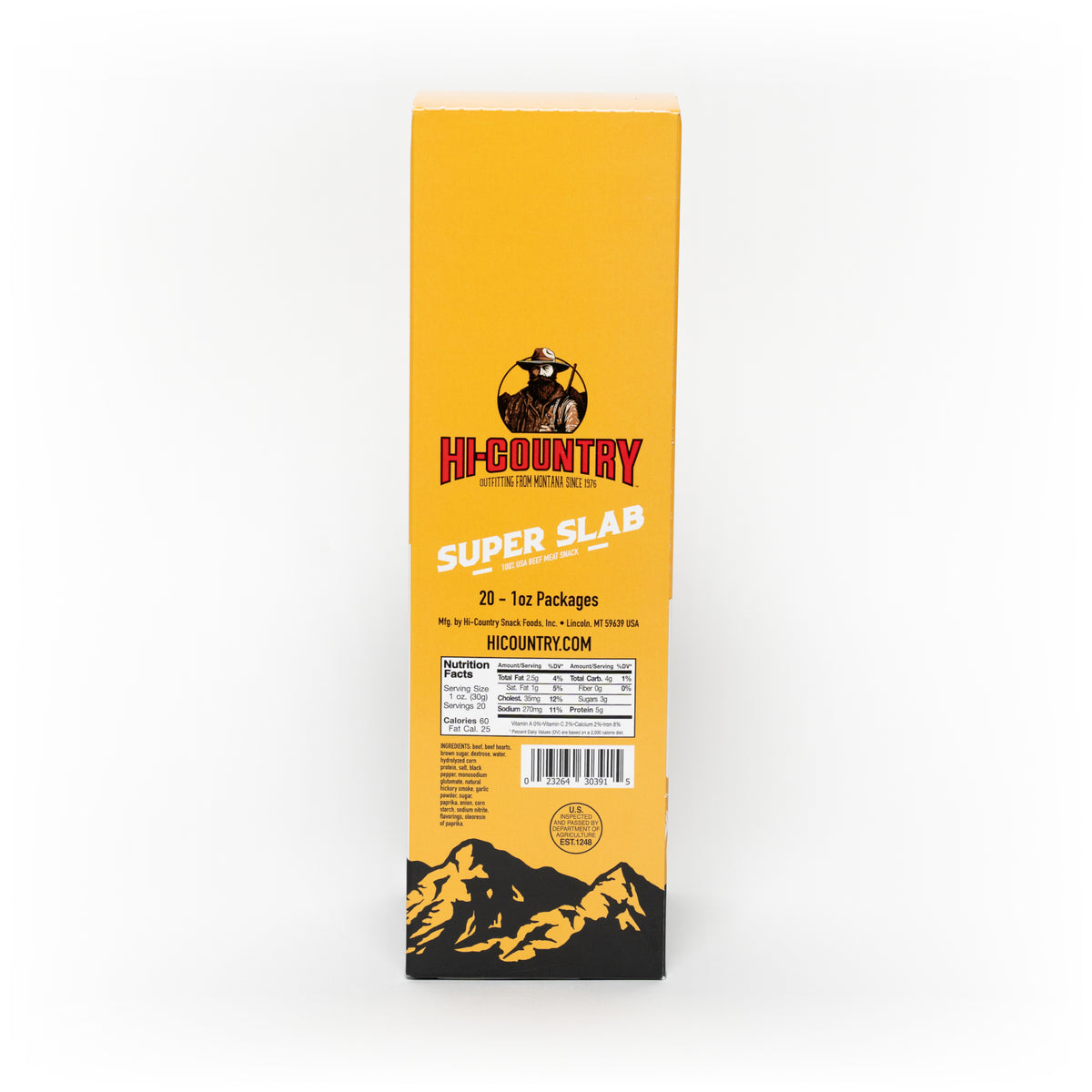 20 oz. Super Slab Beef Jerky - Original