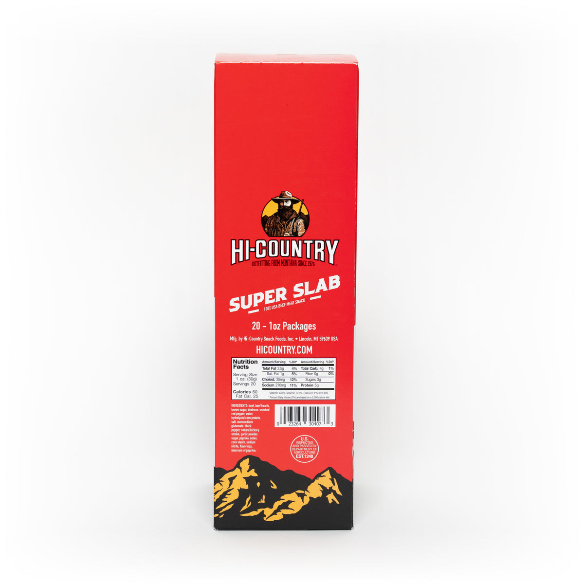 20 oz. Super Slab Beef Jerky Caddy - Spicy