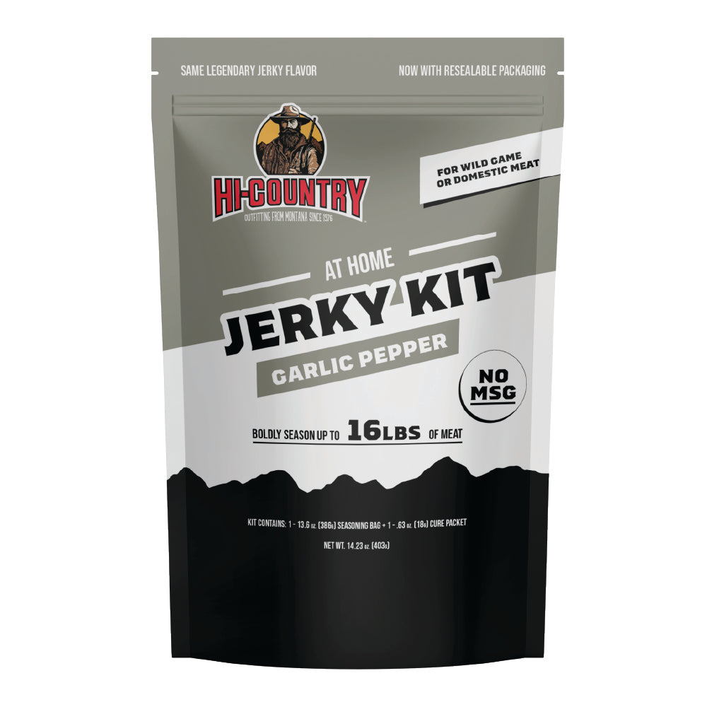 Wild Game Garlic Pepper Jerky Seasonings Kit
