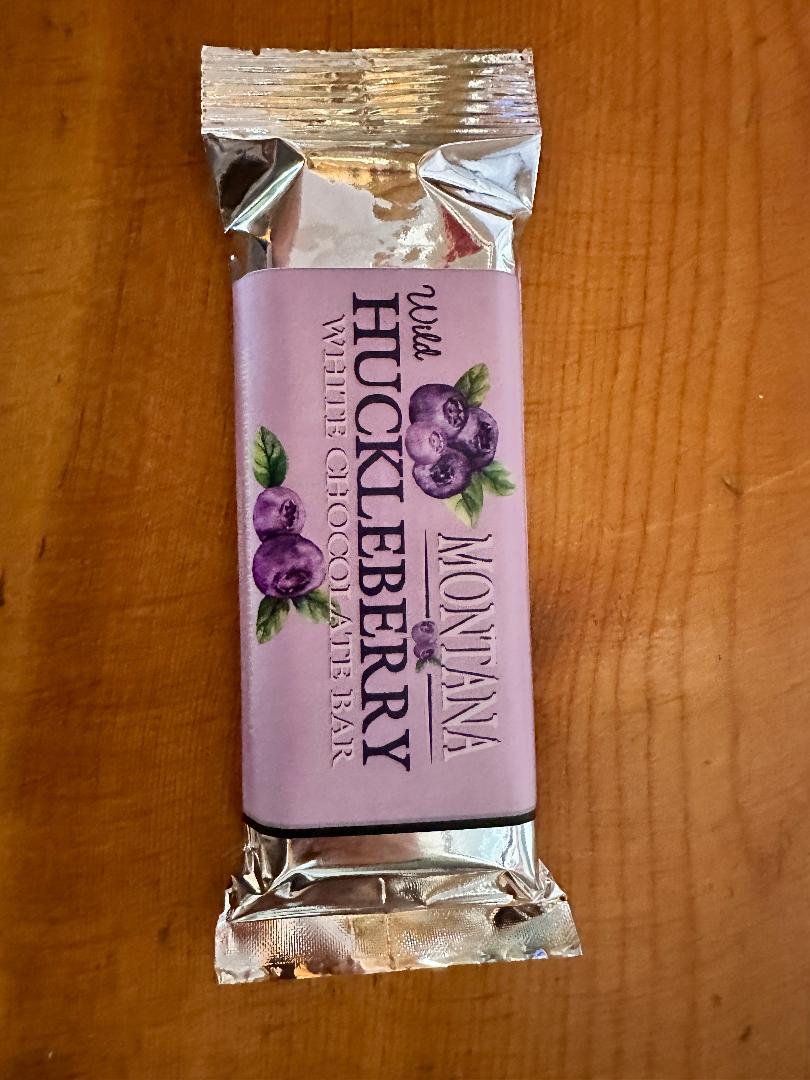 Wild Huckleberry WHITE Chocolate Bar-People