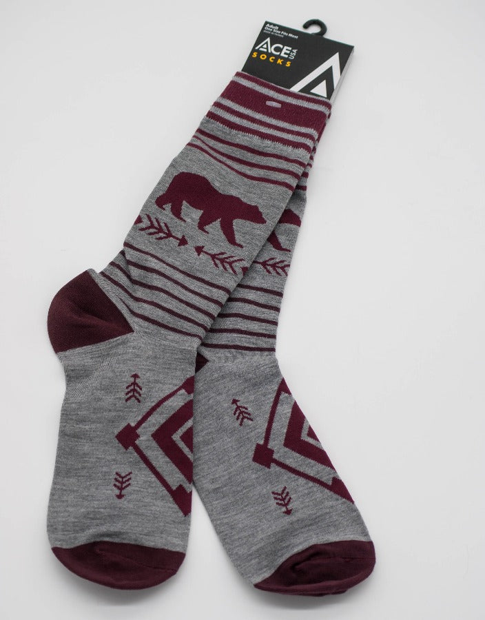 Adult Arrowhead Bear Socks