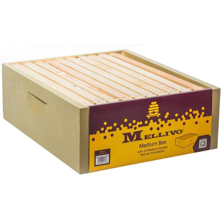 Mellivo Beekeeping - Medium Honey Super, 10-Frames