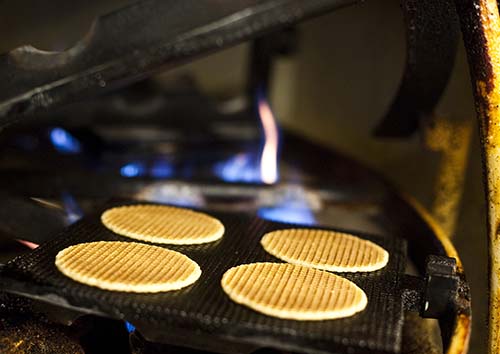 Caramel Waffle Cookies