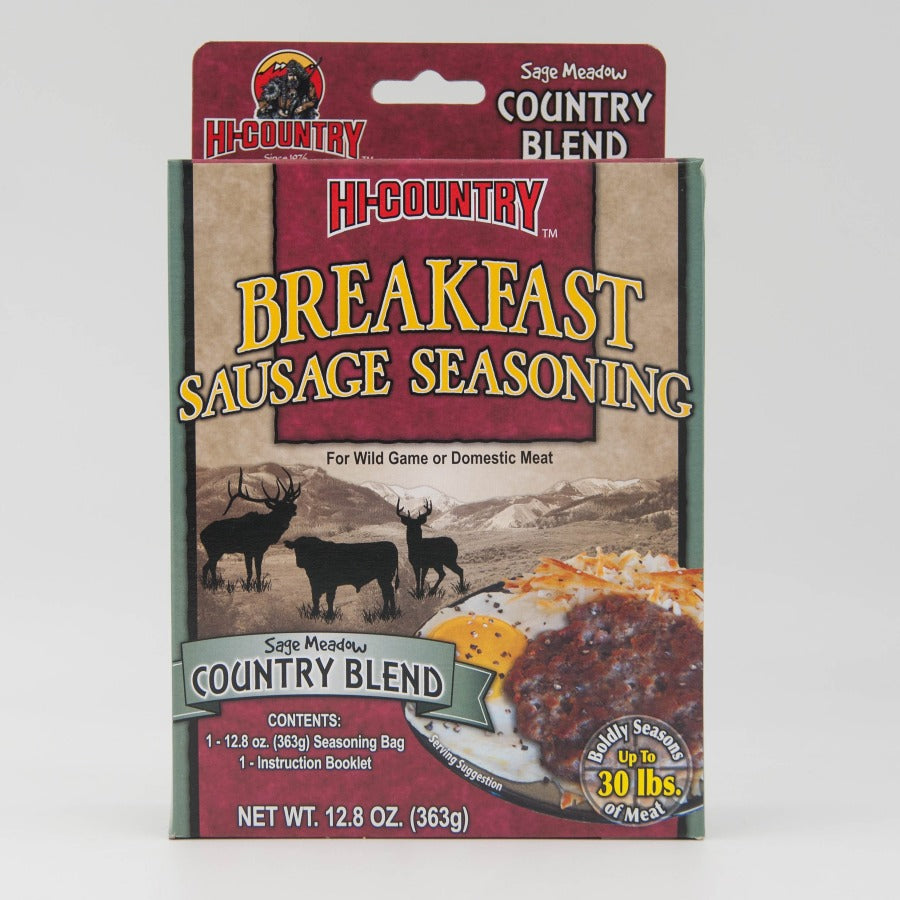 Wild Game Breakfast Sausage Spice Box - Country Blend