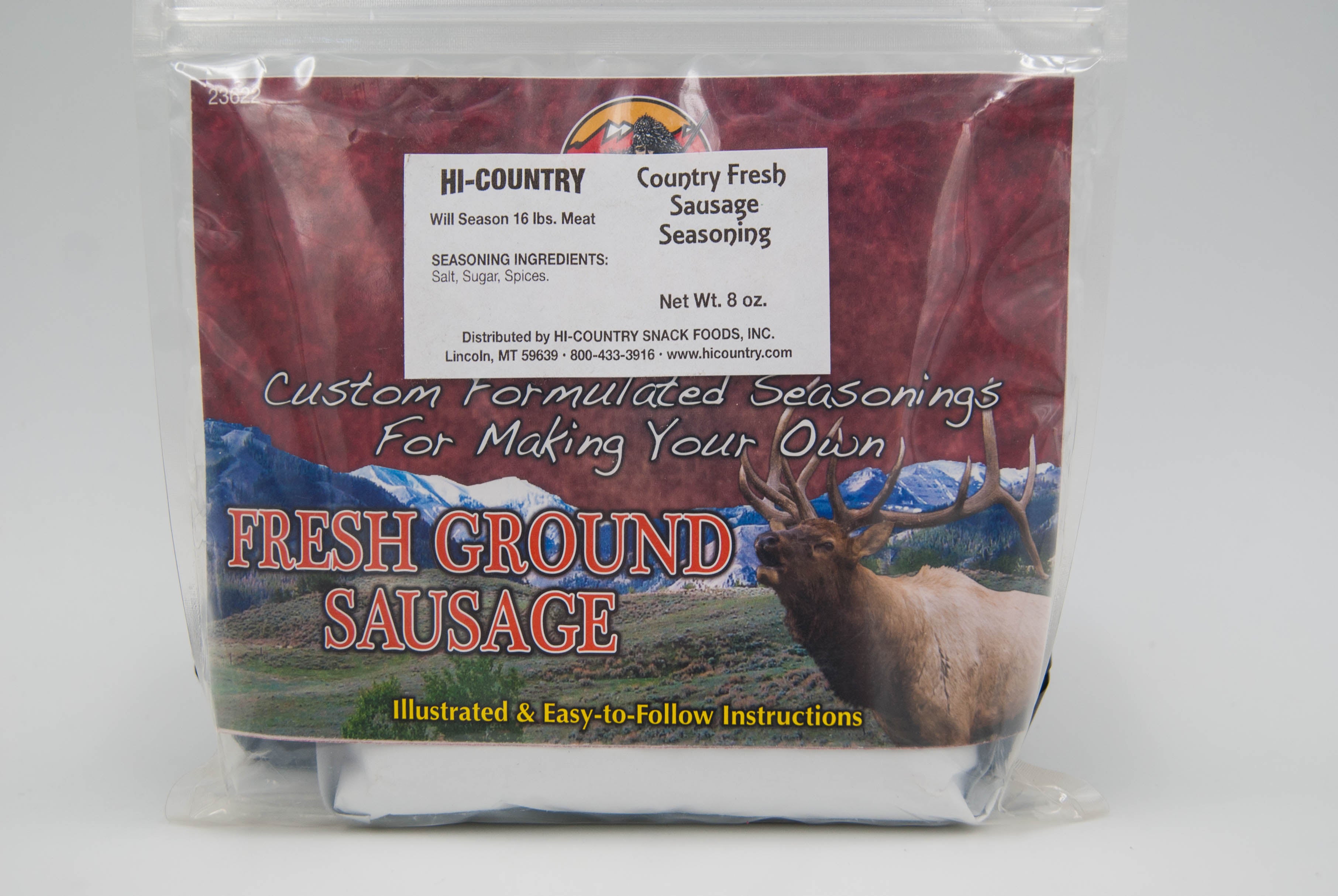 Wild Game Country Fresh Sausage Seasoning - 8 oz.