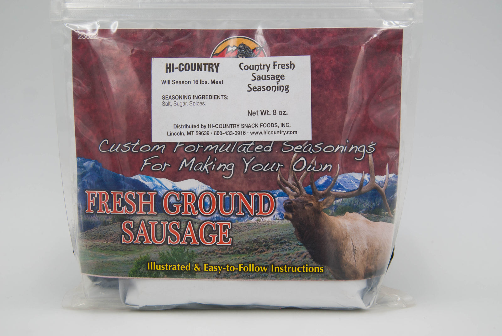 WILD GAME SEASONINGS, HI COUNTRY SNACK FOODS