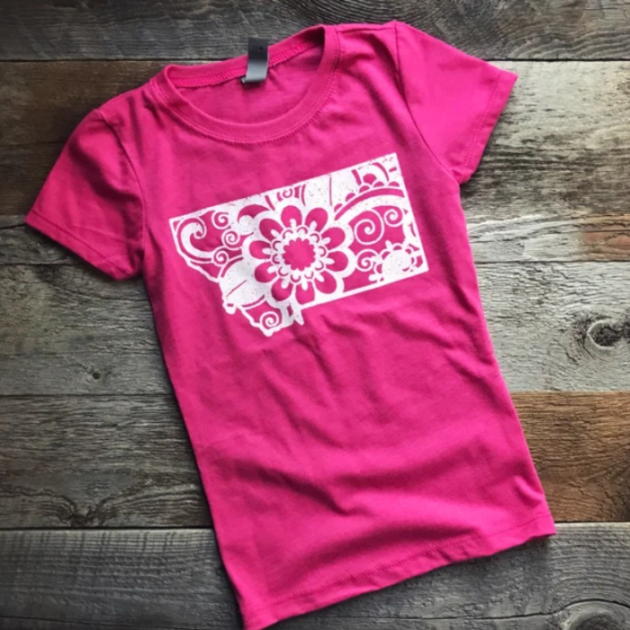 Girls Floral MT Tee