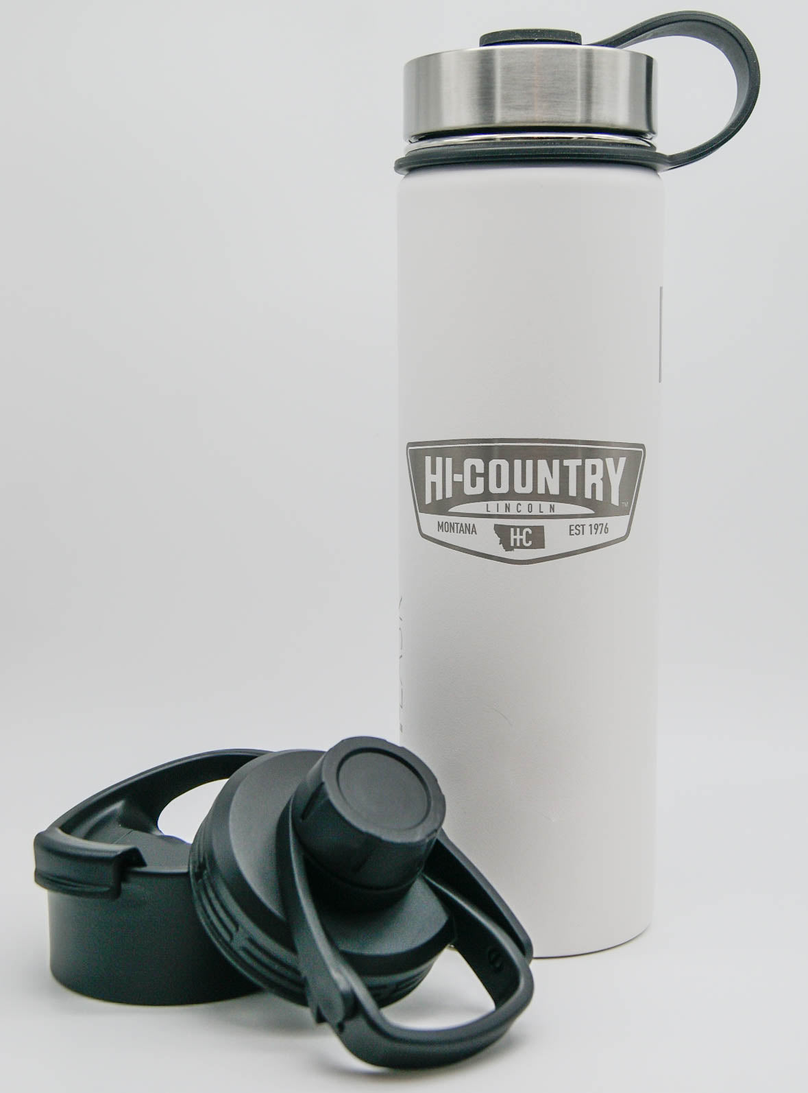 HC Engraved Water Bottle 22oz - 3 lids each