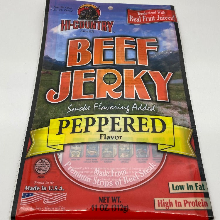 Tendersliced Beef Jerky Peppered 10 oz