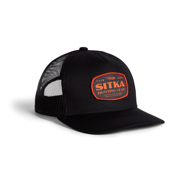 Sitka - Hat - Hunt Patch Hi Pro Trucker - Sitka Black