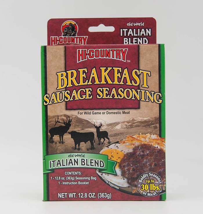 Wild Game Breakfast Sausage Spice Box - Italian Blend