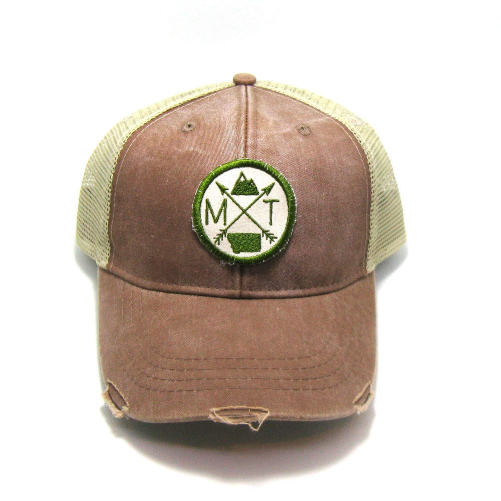 Distressed MT Hat