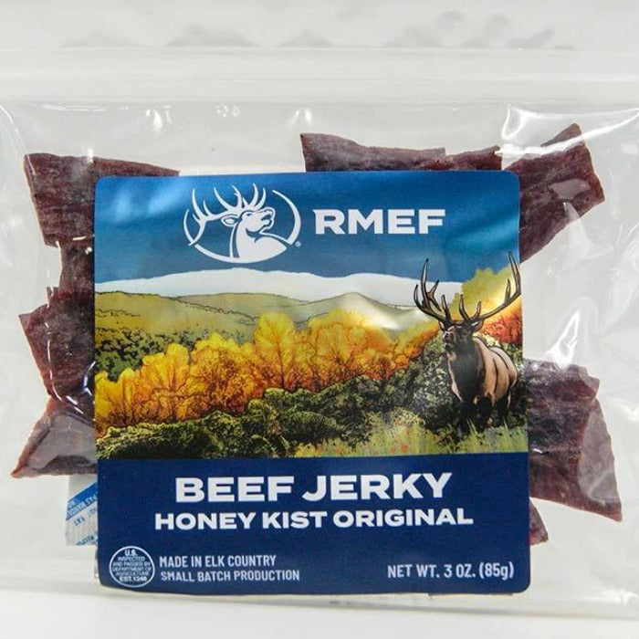 3 oz. RMEF Beef Jerky Honey Kist