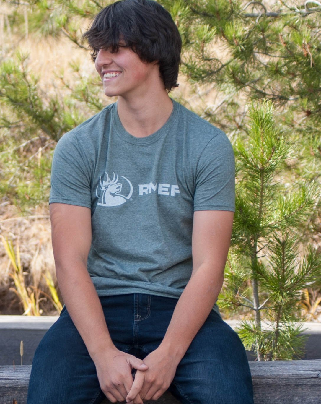 RMEF Territory Tee Miltary Green