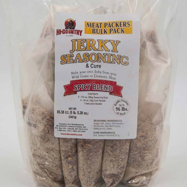 Hi Country Snack Foods Spicy Blend Jerky Seasoning Kit Bulk 6Pack HiCountry Snack Foods Inc.