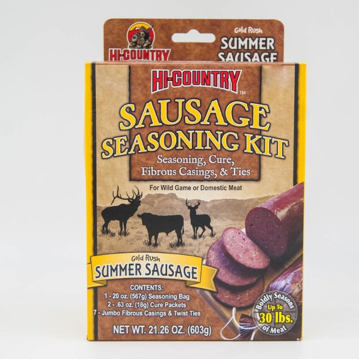 Wild Game Gold Rush Summer Sausage Seasoning Kit
