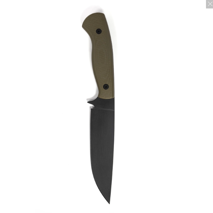 Montana Knife Company - The Super Cub - Drop Point Hunter - Olive