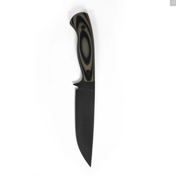 Montana Knife Company - The Super Cub - Drop Point Hunter - Green &amp; Black
