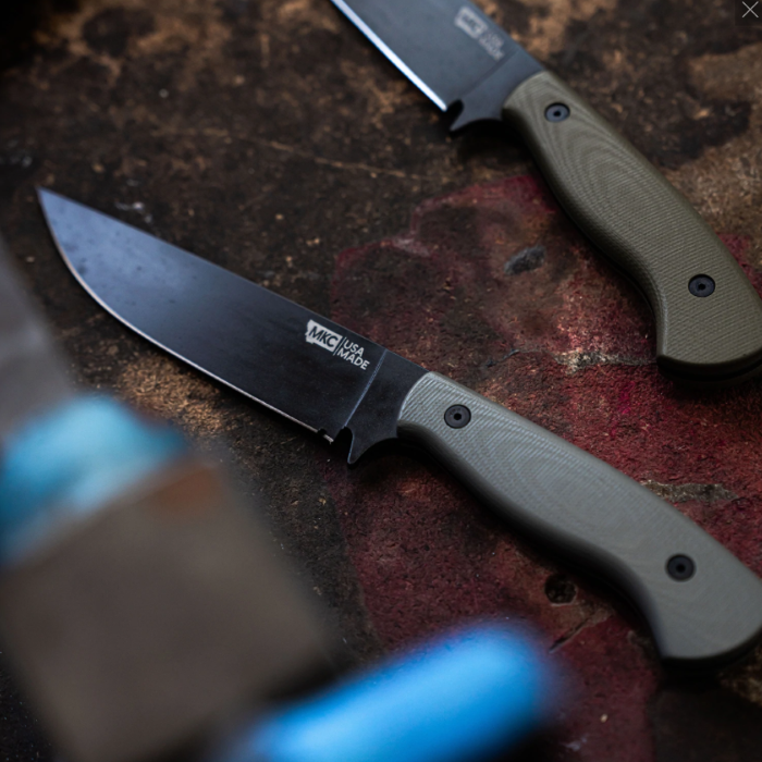 Montana Knife Company - The Super Cub - Drop Point Hunter - Grey