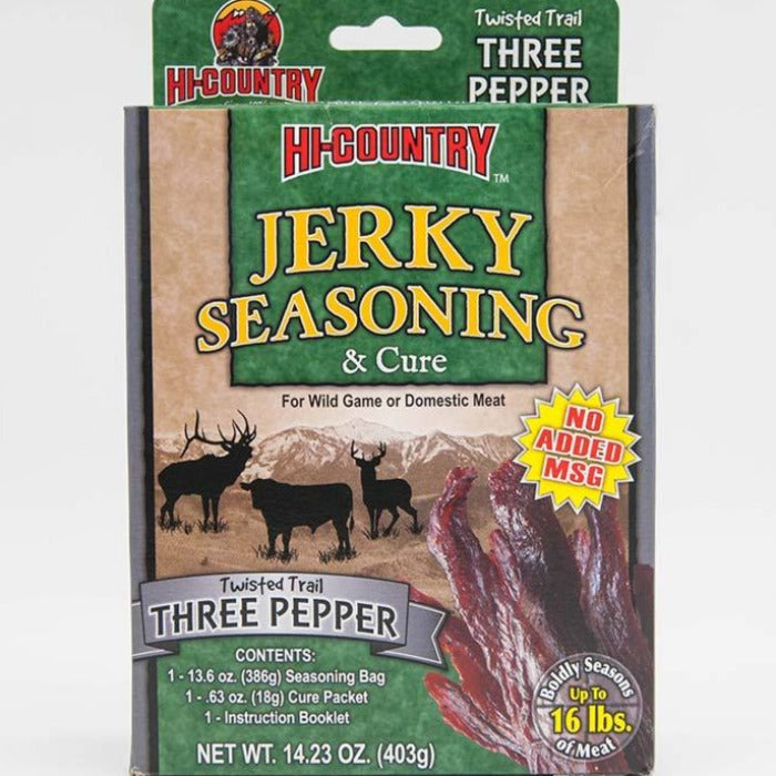 Wild Game Three Pepper Jerky Seasonings Kit
