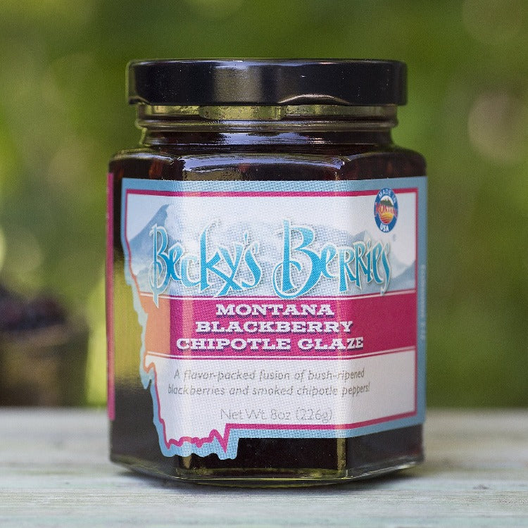 Becky's Berries Blackberry Chipotle Glaze - 8 oz.