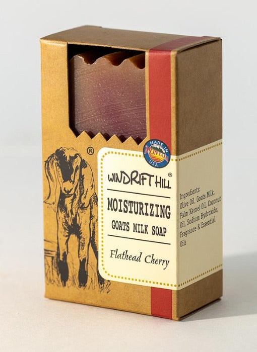 Windrift Hill Goat Milk Soap Flathead Cherry - In box