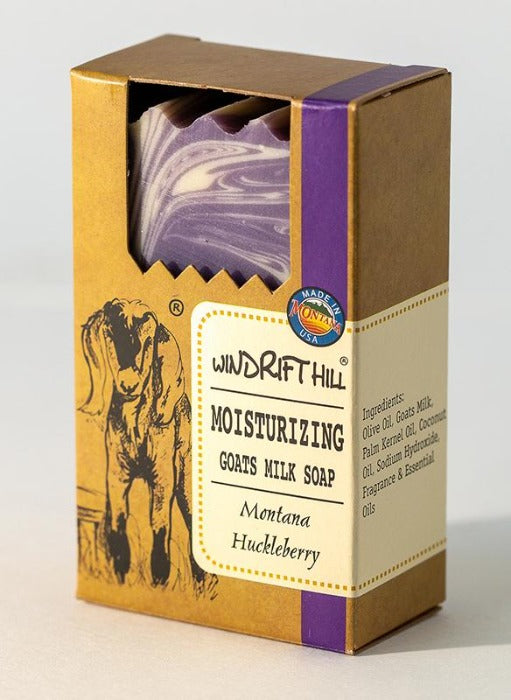 Windrift Hill Goat Milk Soap Montana Huckleberry - In box