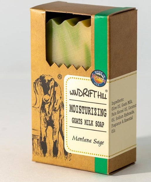Windrift Hill Goat Milk Soap Montana Sage - In box
