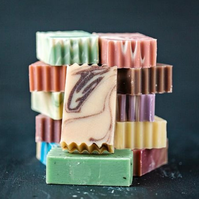 Windrift Hill Goat Milk Soap stacked bars