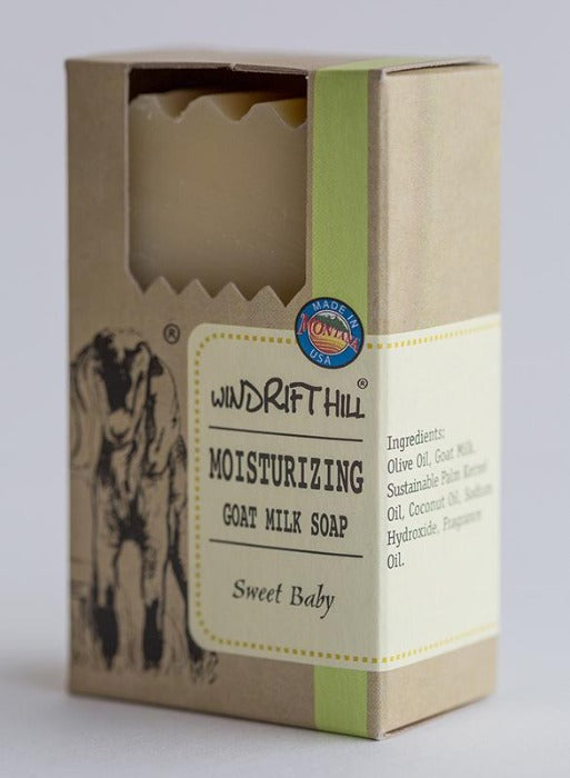 Windrift Hill Moisturizing Goats Milk Soap Sweet Baby - in box